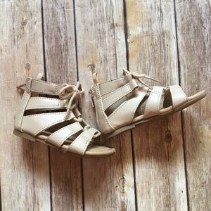 Old Navy Toddler Gladiator Sandals. Size 6.